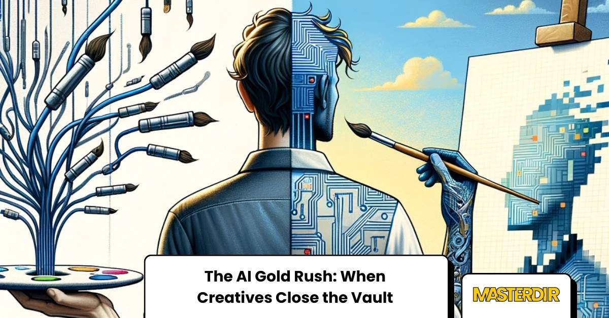 The AI Gold Rush When Creatives Close the Vault